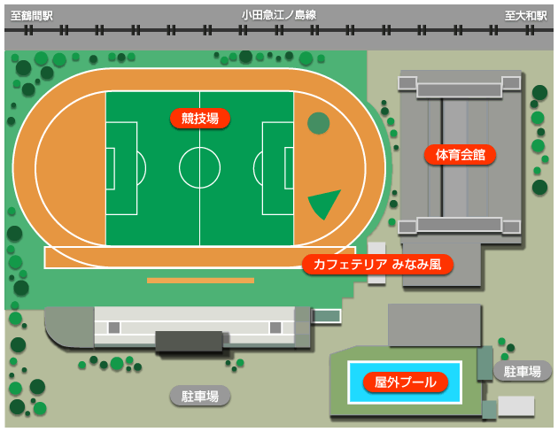 大和スポーツセンターについて やまとナビ Navi 神奈川県大和市のスポーツ よか みどり情報サイト